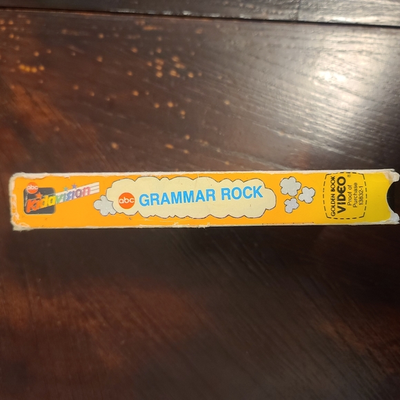 Vintage Schoolhouse Rock VCR VHS Tape Movie Grammar Rock 1987 ORIGINAL - Picture 2 of 7